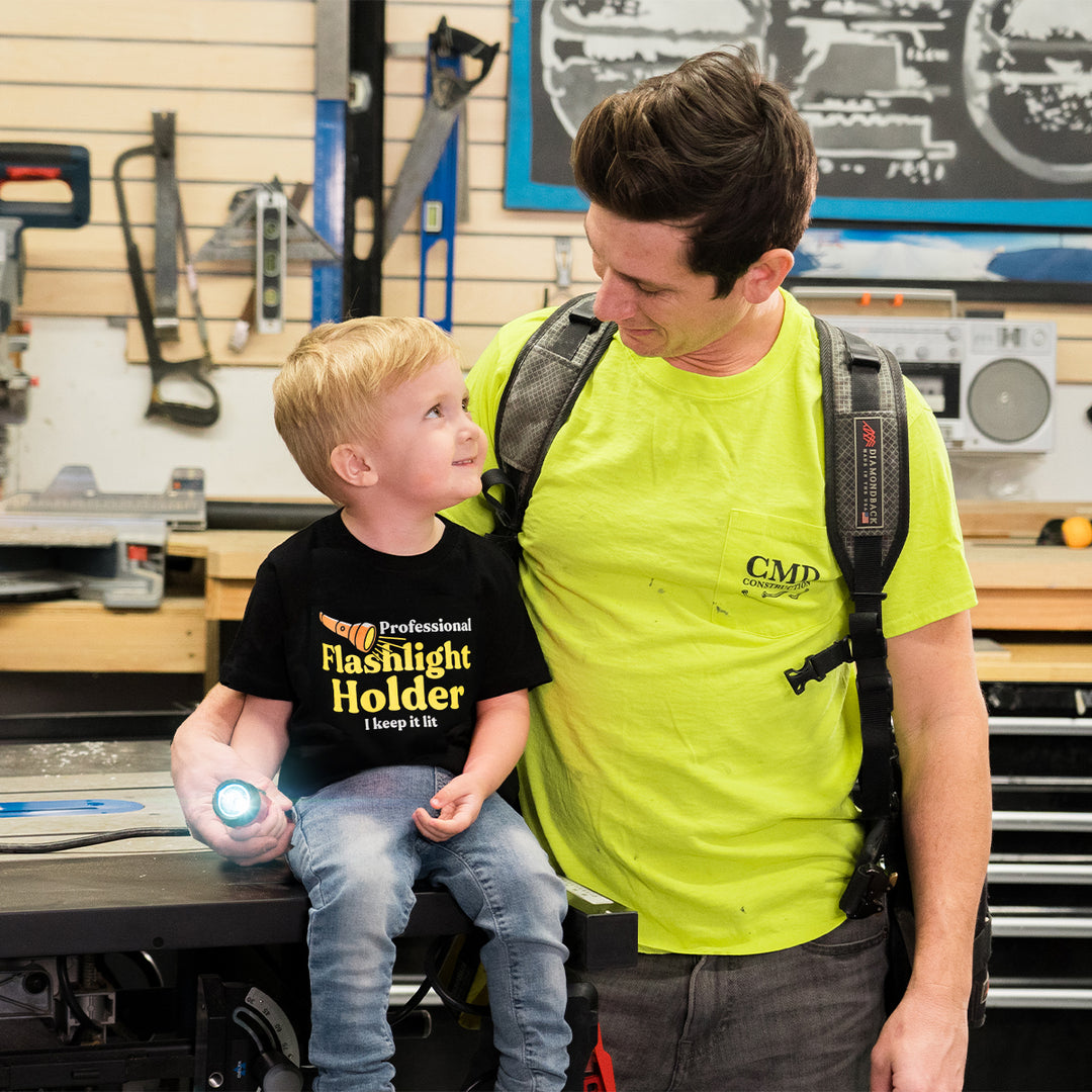 Professional Flashlight Holder Kids Shirt