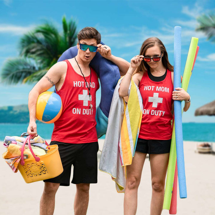 Hot Mom on Duty Tank Top