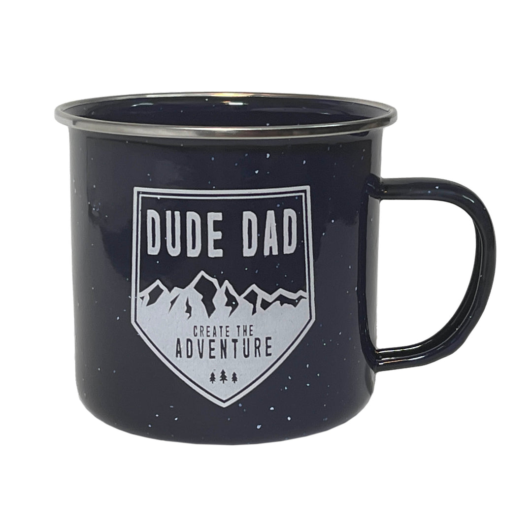 Blue Metal Camping Mug