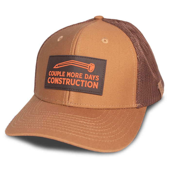 Couple More Days Construction Trucker Hat
