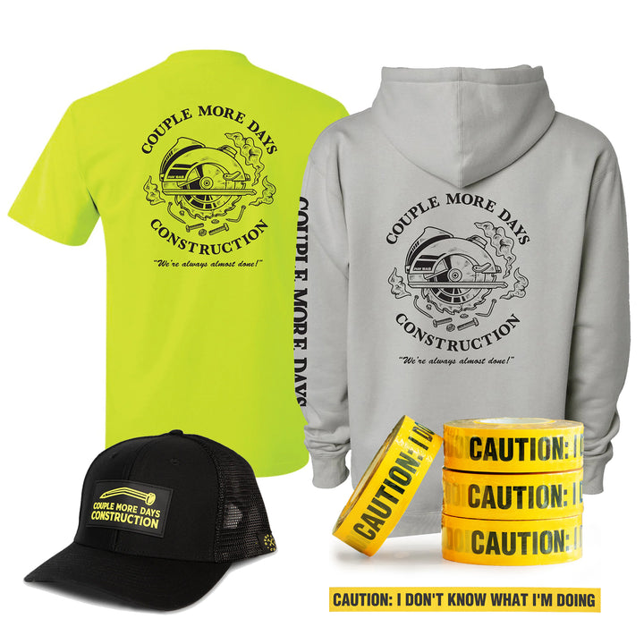 Ultimate CMD Bundle: CMD Tee + CMD Hoodie + CMD Hat + Caution Tape