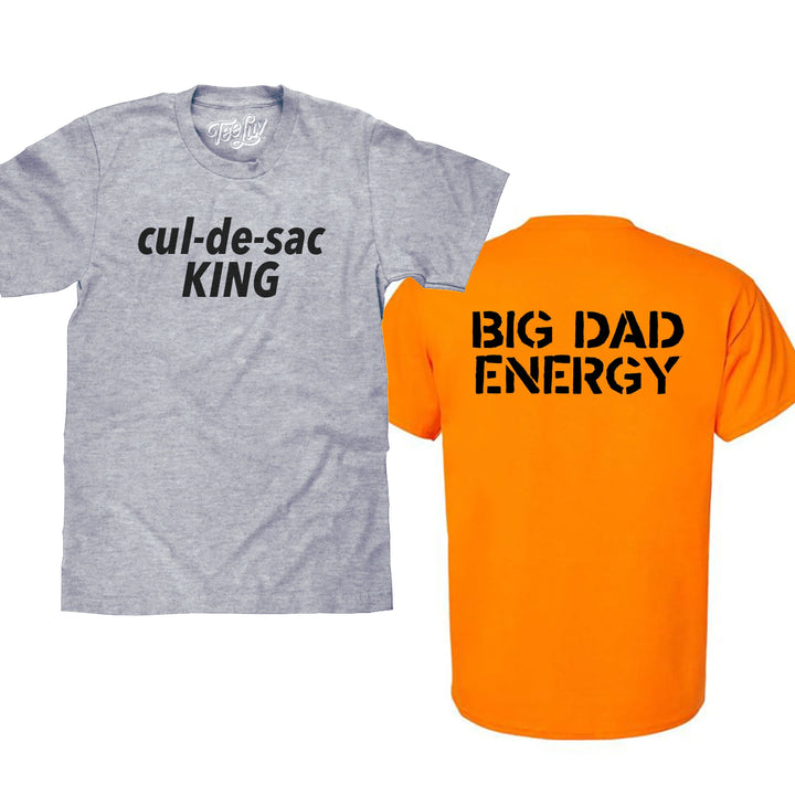 Dad Turf Bundle: Cul-De-Sac King Tee + Dad Bod Mowing Co. Tee