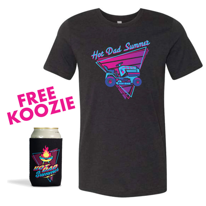 Hot Dad Summer Shirt - Mower (w/ free koozie!)