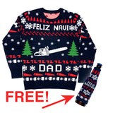 NavidDAD Sweater w/ FREE bottle sweater!