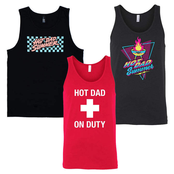 Hot Dad Summer Bundle: 25 Hot Dad Summer + Hot Dad Summer - Grill + Hot Dad on Duty Tanks!