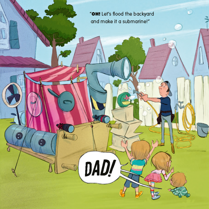 Dad And The Recycling-Bin Roller Coaster Picture Book