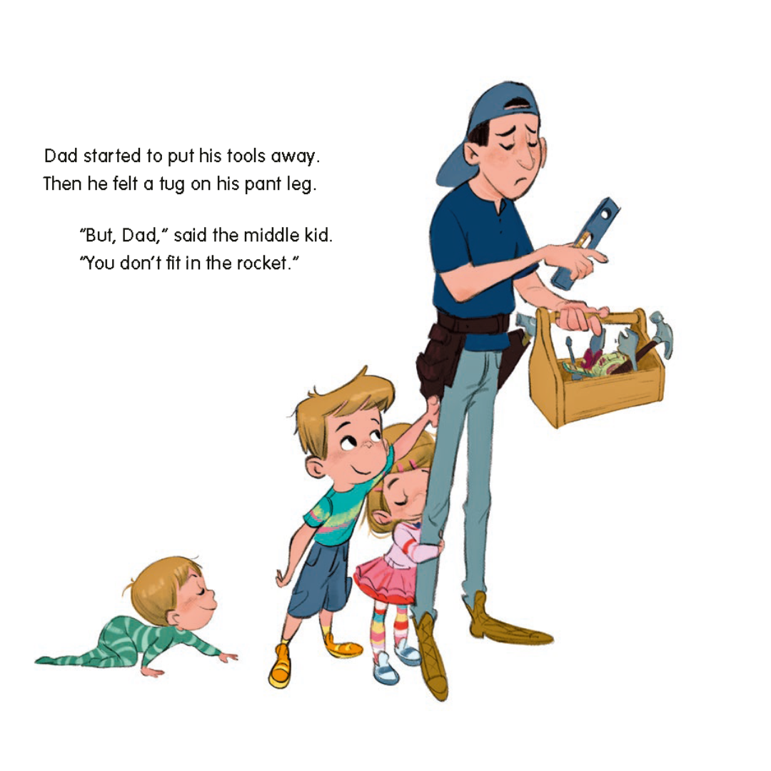 Dad And The Recycling-Bin Roller Coaster Picture Book