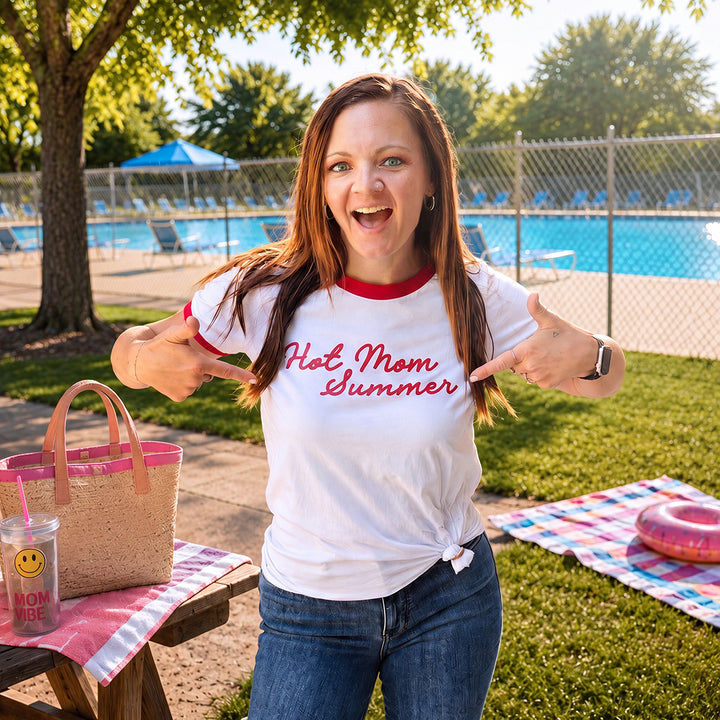 *LIMITED DROP!* Hot Mom Summer Ringer Tee