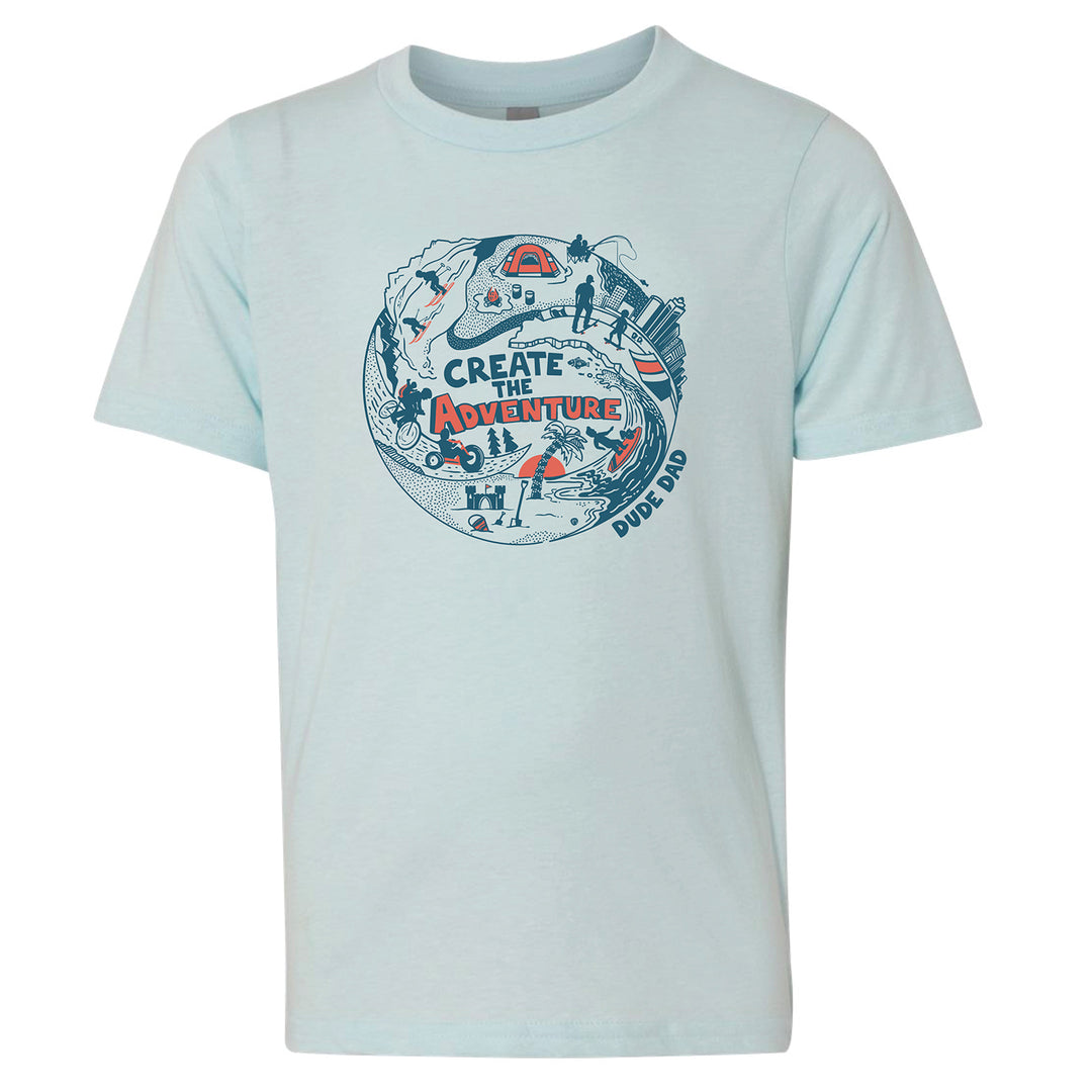 Create the Adventure Globe Kids Shirt