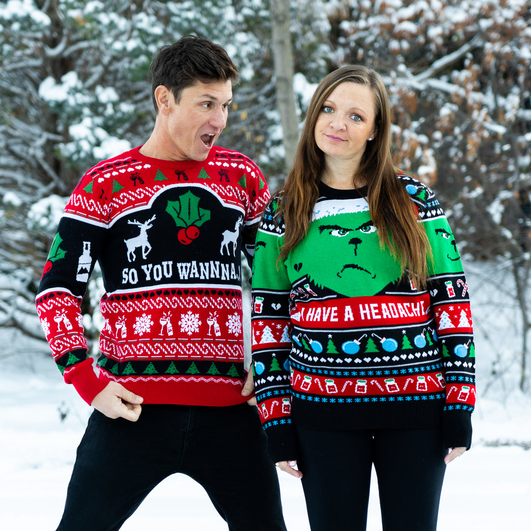 2022 "So You Wannna?" Christmas Sweater + FREE socks