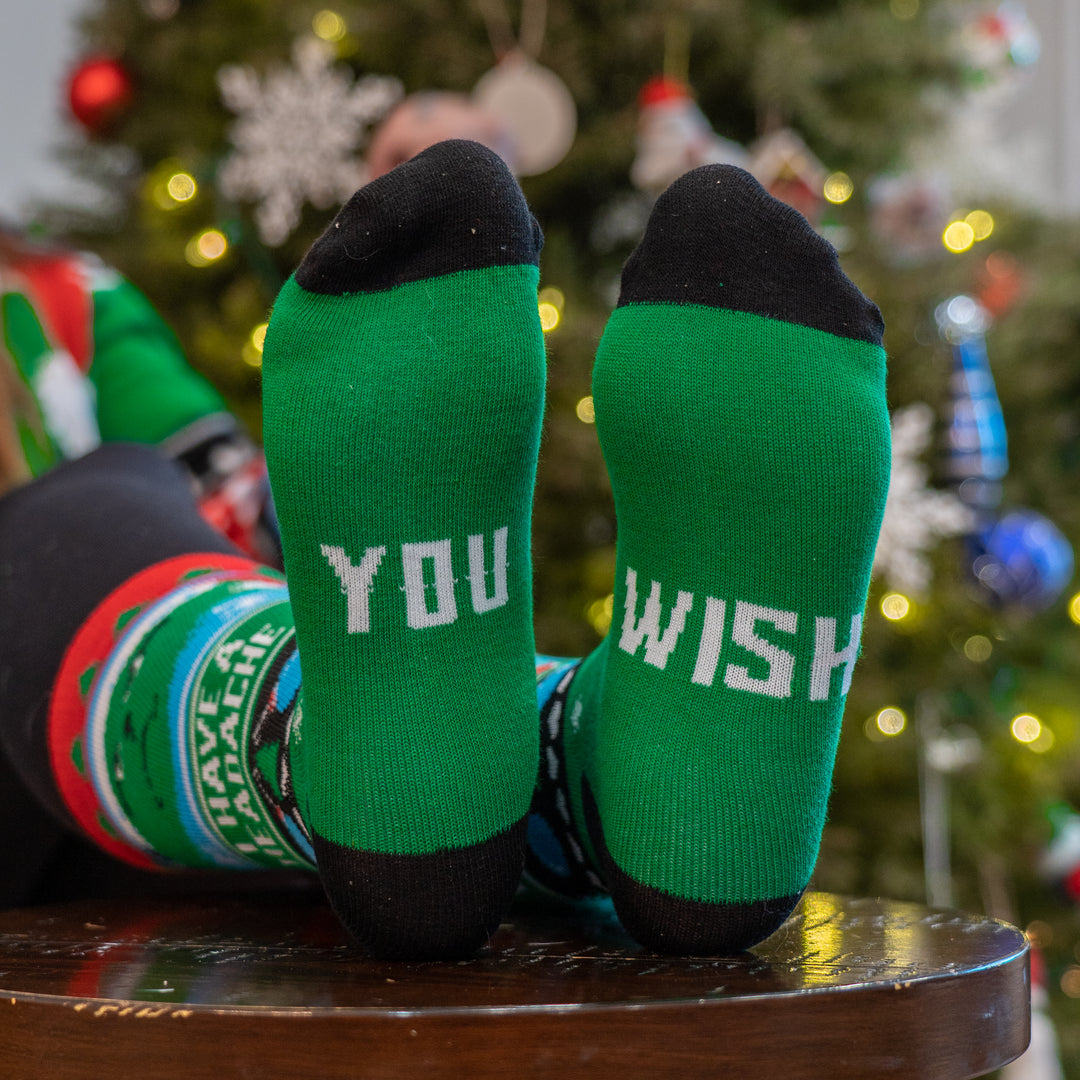 I Have A Headache... Christmas Sweater + FREE socks