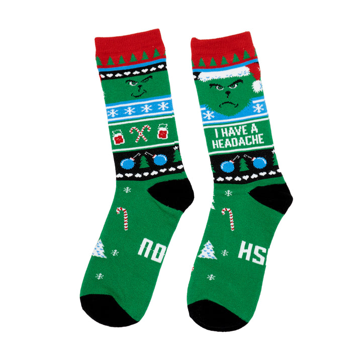 I Have A Headache... Christmas Sweater + FREE socks
