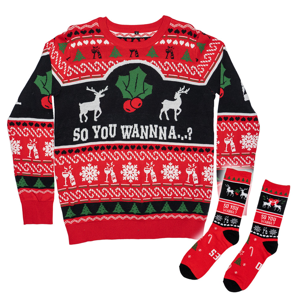 Ugly sweater sweatshirt hotsell